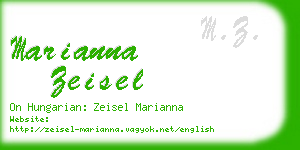 marianna zeisel business card